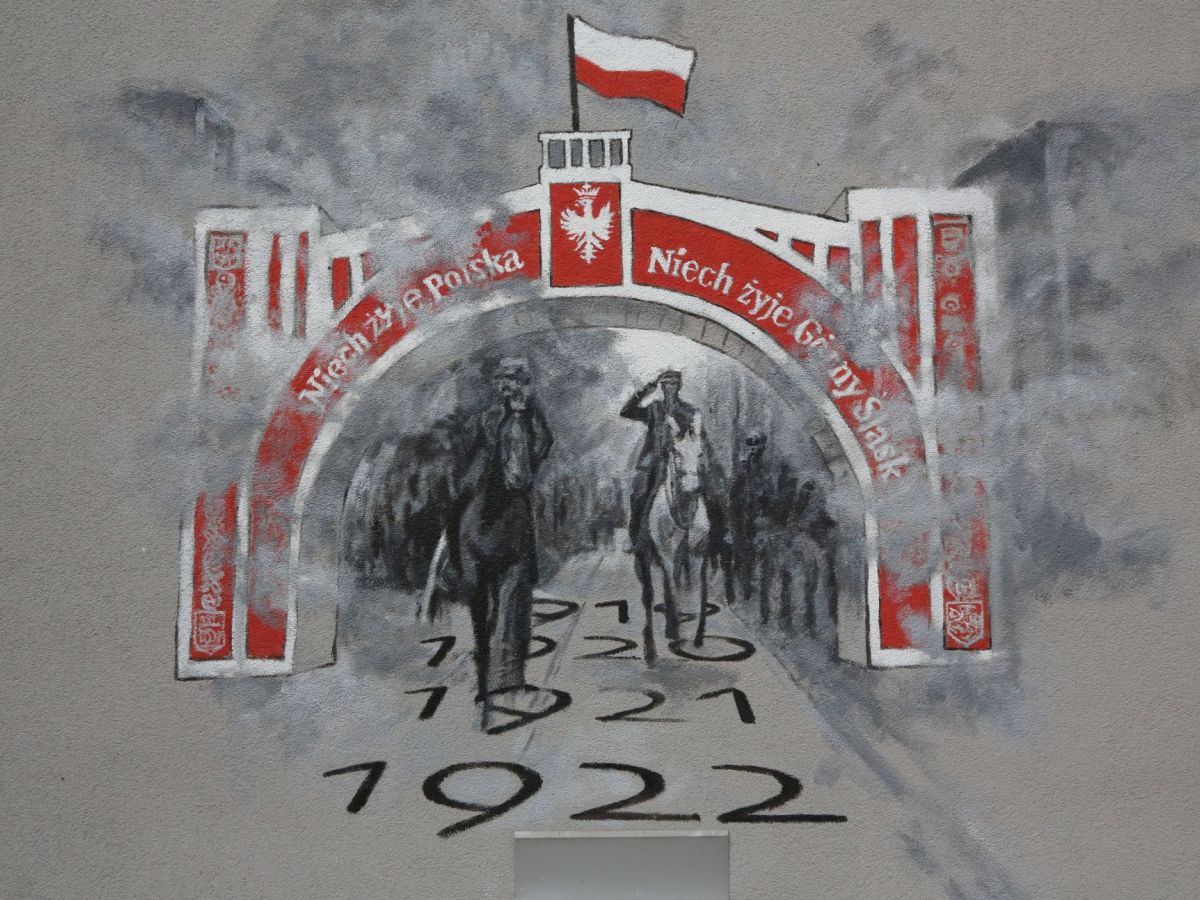 mural śląskie bramy do polski