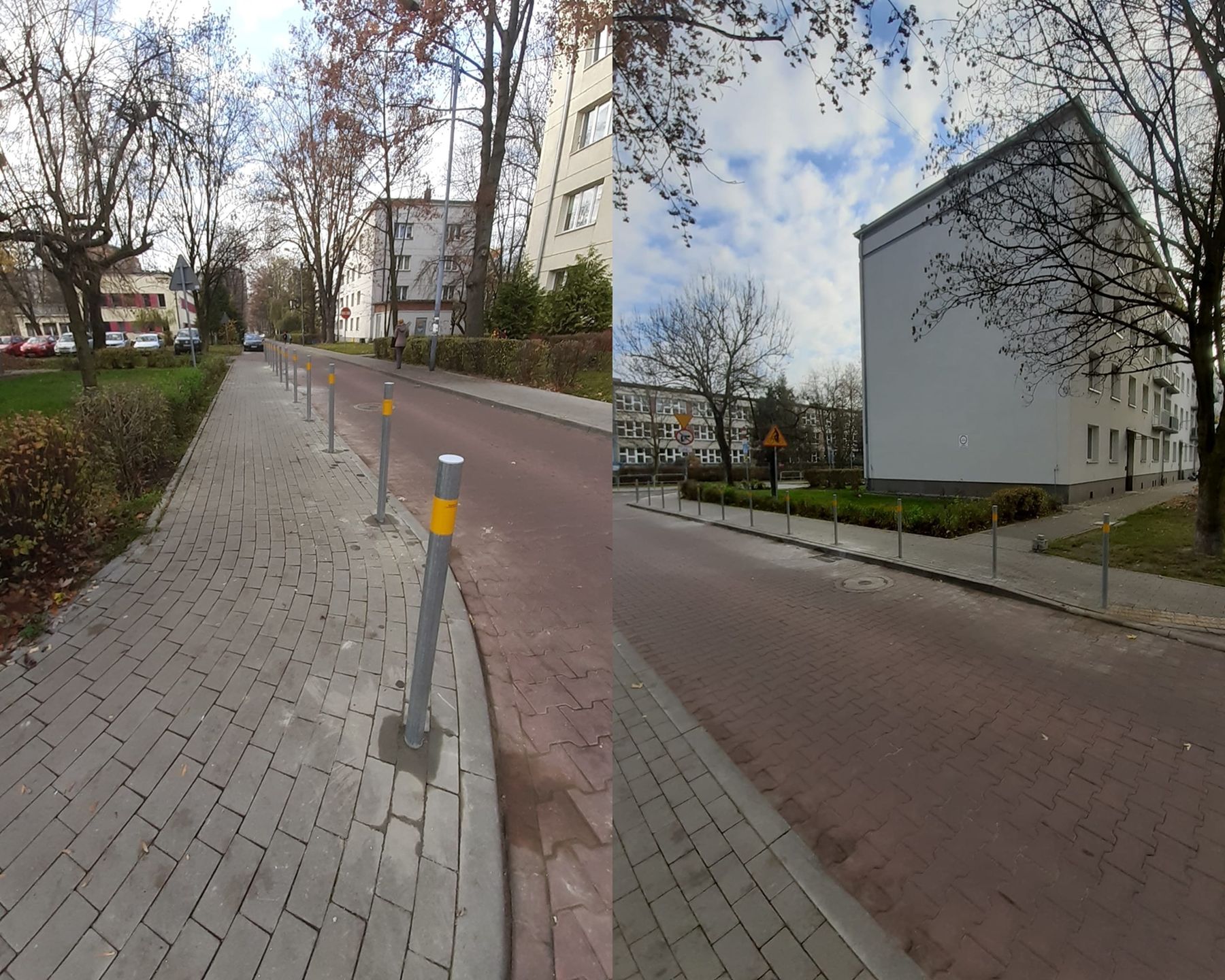 chodnik ulica Świdnicka Katowice