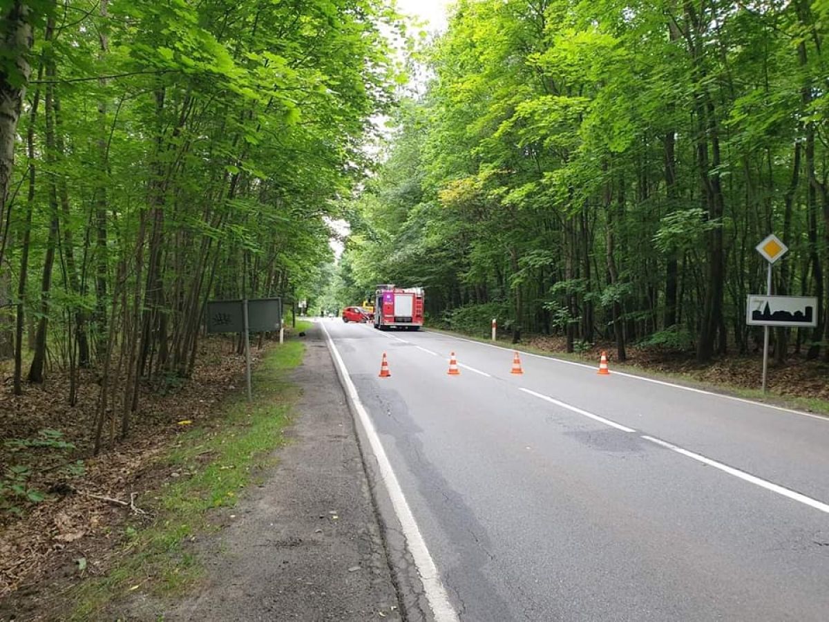 wypadek na ulicy owsianej w katowicach