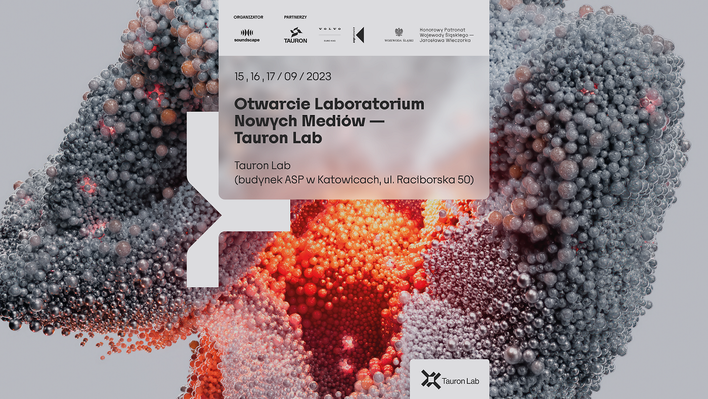plakat Laboratorium Nowych Mediów - Tauron Lab