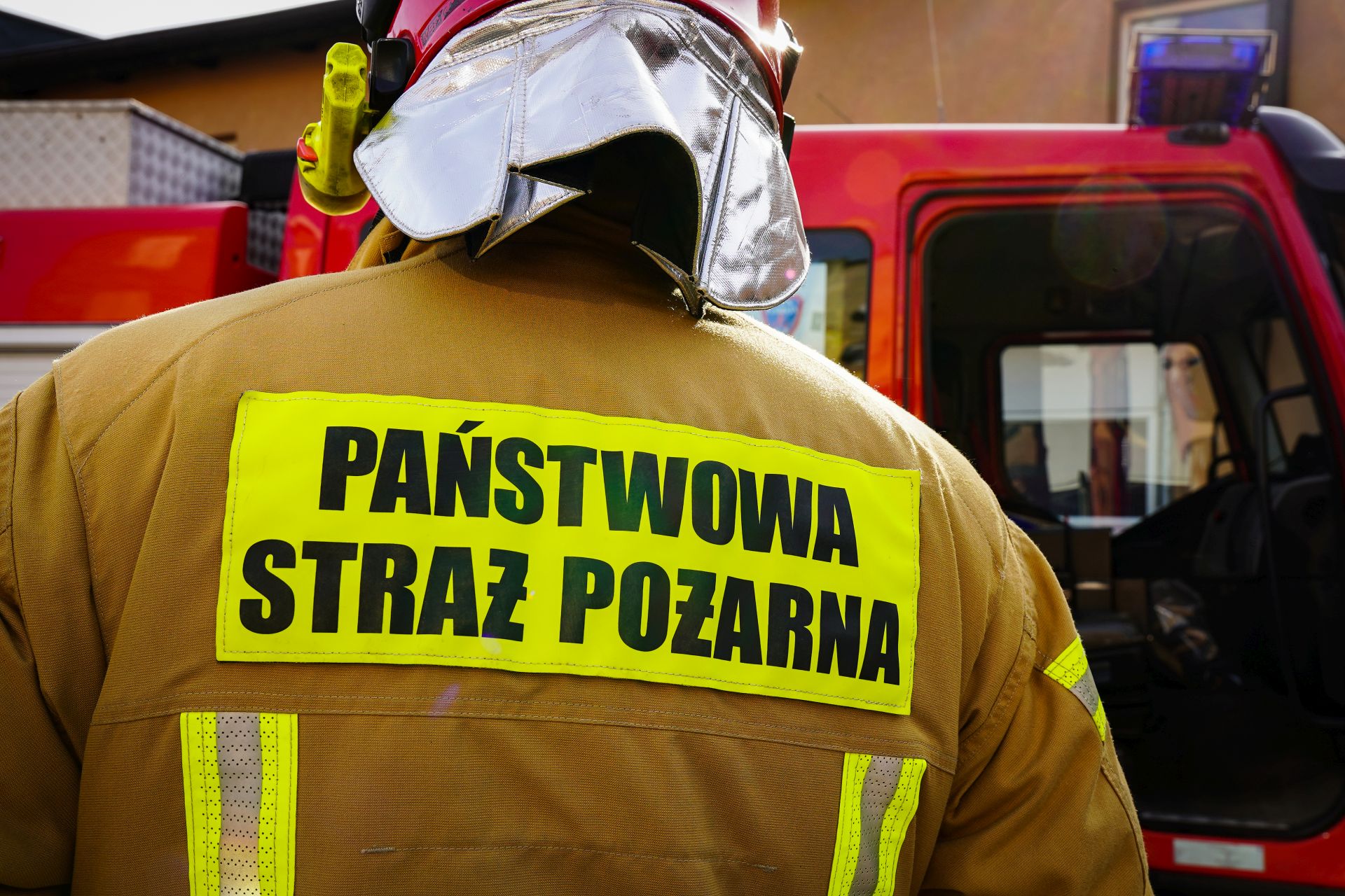 Strażak PSP w Katowicach