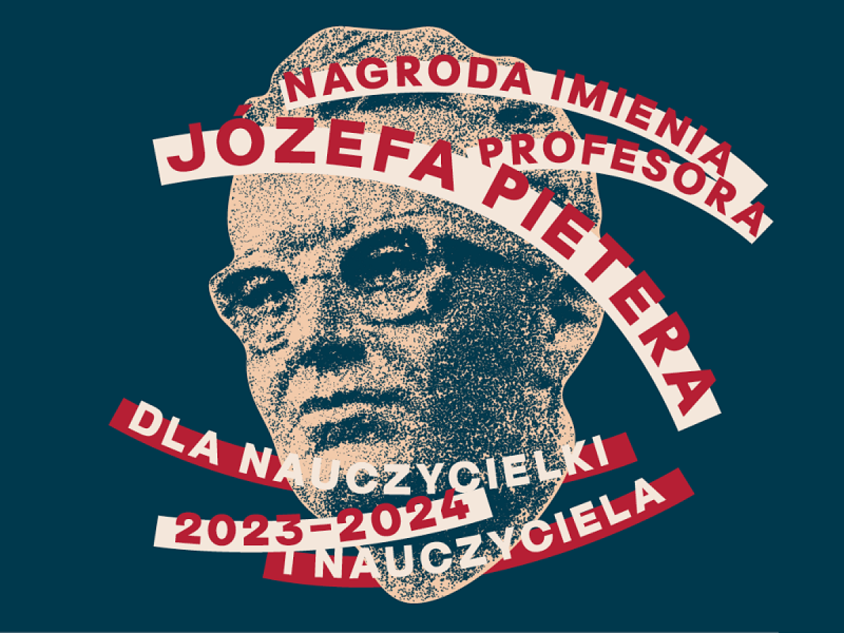 Plakat Nagroda im. Profesora Józefa Pietera 2024