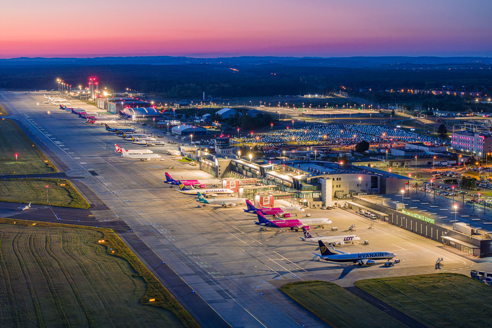 pas startowy katowice airport