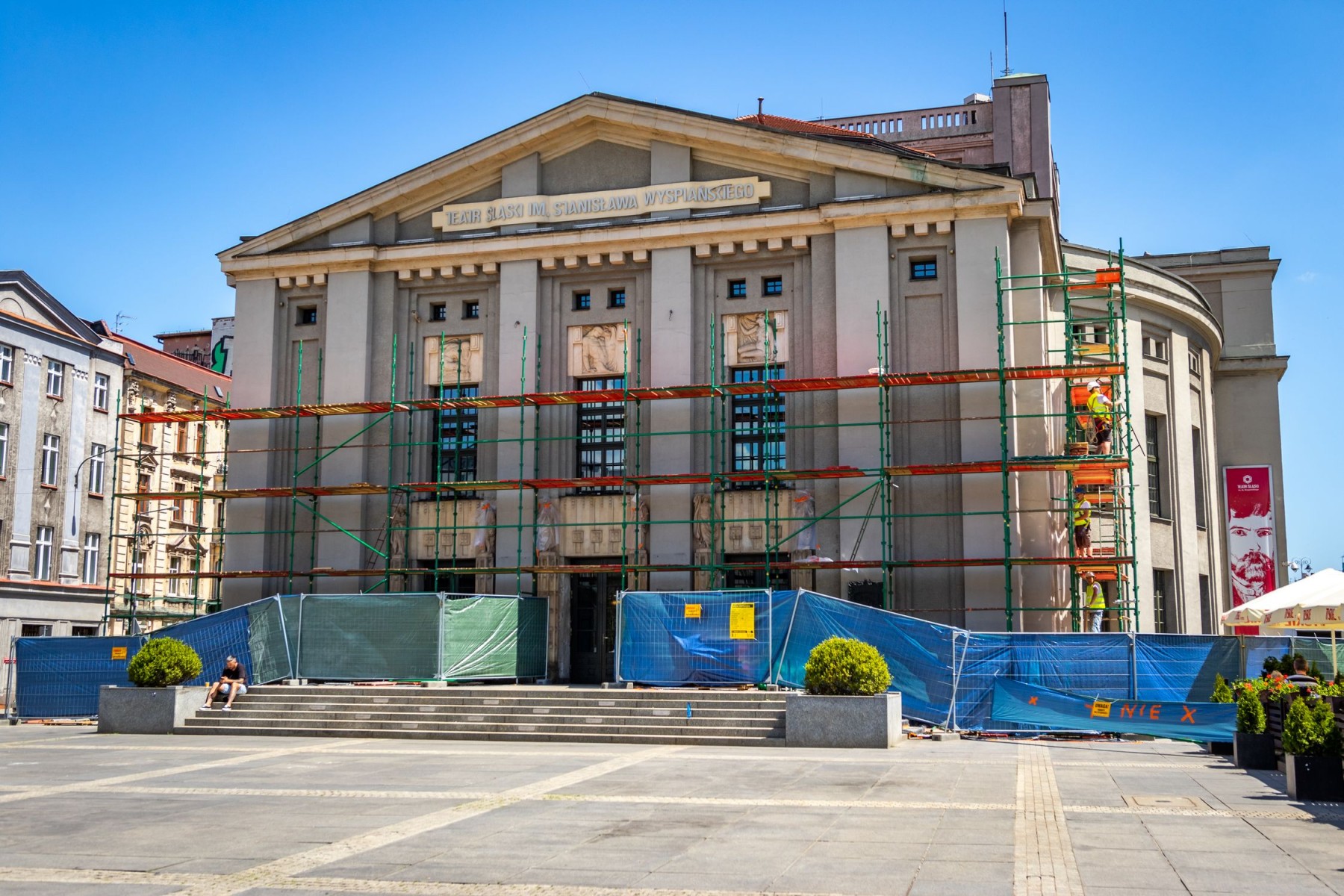 Teatr Śląski w Katowicach w remoncie