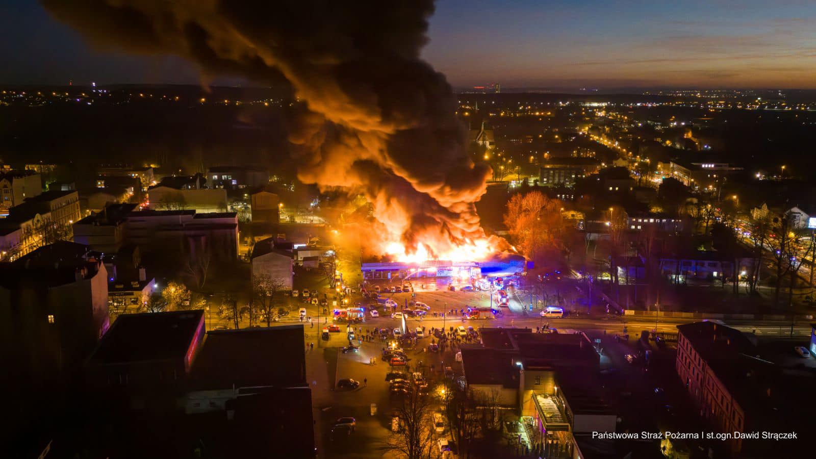 pożar ruda śląska