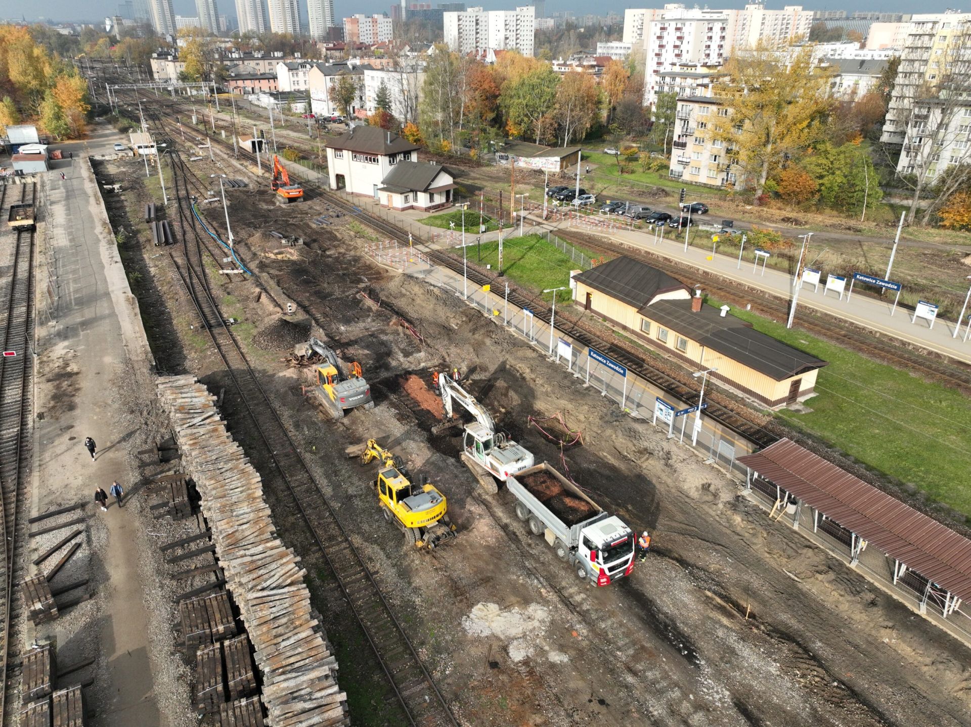 przebudowa stacji katowice zawodzie