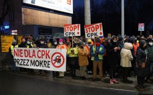 Protest w Piotrowicach w sprawie budowy CPK (8)