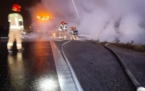 Śmiertelny wypadek na A4 w Zabrzu (1)