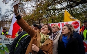 Protest przeciwko CPK w Katowicach [Listopad 2022] (2)