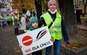 Protest przeciwko CPK w Katowicach [Listopad 2022] (5)