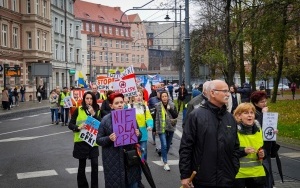 Protest przeciwko CPK w Katowicach [Listopad 2022] (7)