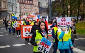 Protest przeciwko CPK w Katowicach [Listopad 2022] (8)