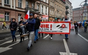 Protest przeciwko CPK w Katowicach [Listopad 2022] (10)