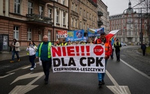 Protest przeciwko CPK w Katowicach [Listopad 2022] (13)