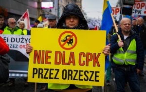 Protest przeciwko CPK w Katowicach [Listopad 2022] (8)