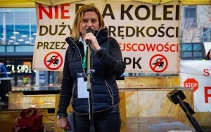 Protest przeciwko CPK w Katowicach [Listopad 2022] (14)