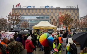 Protest przeciwko CPK w Katowicach [Listopad 2022] (5)