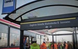 Nowa linia tramwajowa w Sosnowcu - jazda próbna (2)