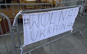 Ukraińcy manifestowali na rynku w Katowicach (3)
