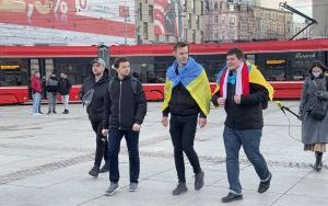 Ukraińcy manifestowali na rynku w Katowicach (4)