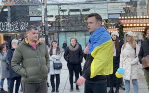 Ukraińcy manifestowali na rynku w Katowicach (10)
