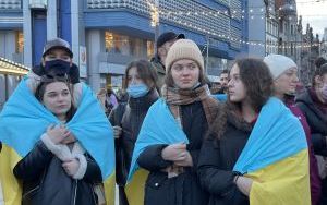 Ukraińcy manifestowali na rynku w Katowicach (14)