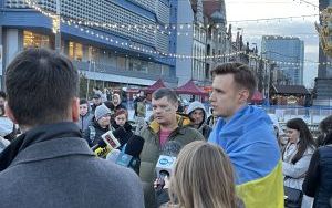 Ukraińcy manifestowali na rynku w Katowicach (15)