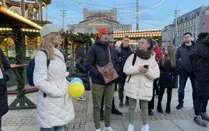 Ukraińcy manifestowali na rynku w Katowicach (20)