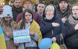 Ukraińcy manifestowali na rynku w Katowicach (7)