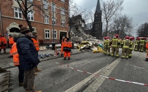 Zawaliła się kamienica na Bednorza w Katowicach