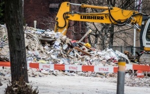 Zawalony budynek na Bednorza 20 w Szopienicach. Dzień po tragedii (6)