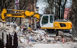 Zawalony budynek na Bednorza 20 w Szopienicach. Dzień po tragedii (3)