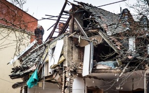 Zawalony budynek na Bednorza 20 w Szopienicach. Dzień po tragedii (6)