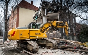 Zawalony budynek na Bednorza 20 w Szopienicach. Dzień po tragedii (4)