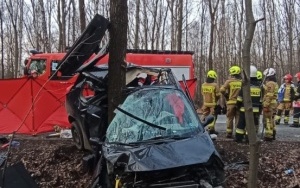 Wypadek na ul. Mysłowickiej w Katowicach (6)