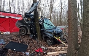 Wypadek na ul. Mysłowickiej w Katowicach (5)