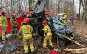 Wypadek na ul. Mysłowickiej w Katowicach (4)