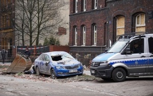 Zawalenie kamienicy na Bednorza w Katowicach. Trzeci dzień po tragedii (3)