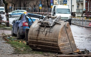 Zdjęcia z rozbiórki zawalonej kamienicy przy Bednorza w Katowicach (7)