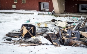 Pożar przy ul. Krzyżowej w Katowicach (3)