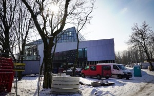 Budowa Egzotarium w Sosnowcu - luty 2023 (1)