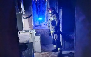 Pożar mieszkania przy ul. Gnieźnieńskiej (6)
