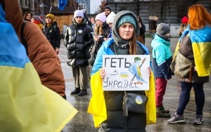 Manifestacja i przemarsz dla Ukrainy  (18)