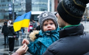 Manifestacja i przemarsz dla Ukrainy (1)