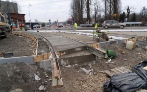 Trwa budowa nowej linii tramwajowej w Katowicach (5)