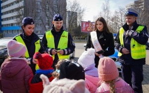 Akcja drogówki i Miss Polski na ulicy Chorzowskiej (1)