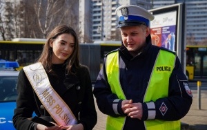 Akcja drogówki i Miss Polski na ulicy Chorzowskiej (5)