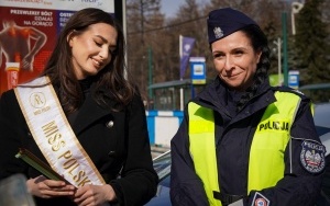 Akcja drogówki i Miss Polski na ulicy Chorzowskiej (7)