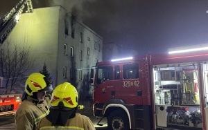 Pożar przy ulicy Żelaznej w Katowicach. Zginęła jedna osoba (6)