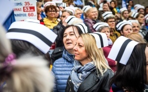 Protest pielęgniarek i położnych w Katowicach - 2023 (6)